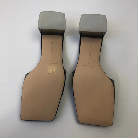 Good American Block Heel Slide Sandals Women's Size 8 - Picture 8 of 12